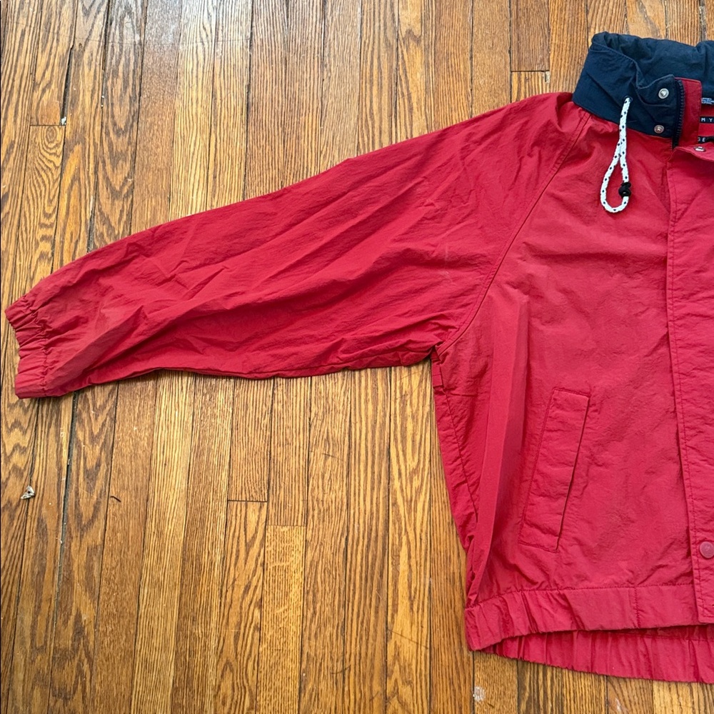 90’s Tommy Hilfiger Vintage Packable Hooded Jacket - Picture 2 of 14